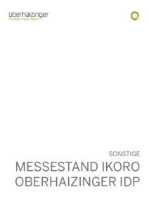 Messestand Ikoro Oberhaizinger IDP